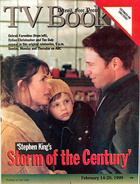 "Storm Of The Century" TV Book Cover